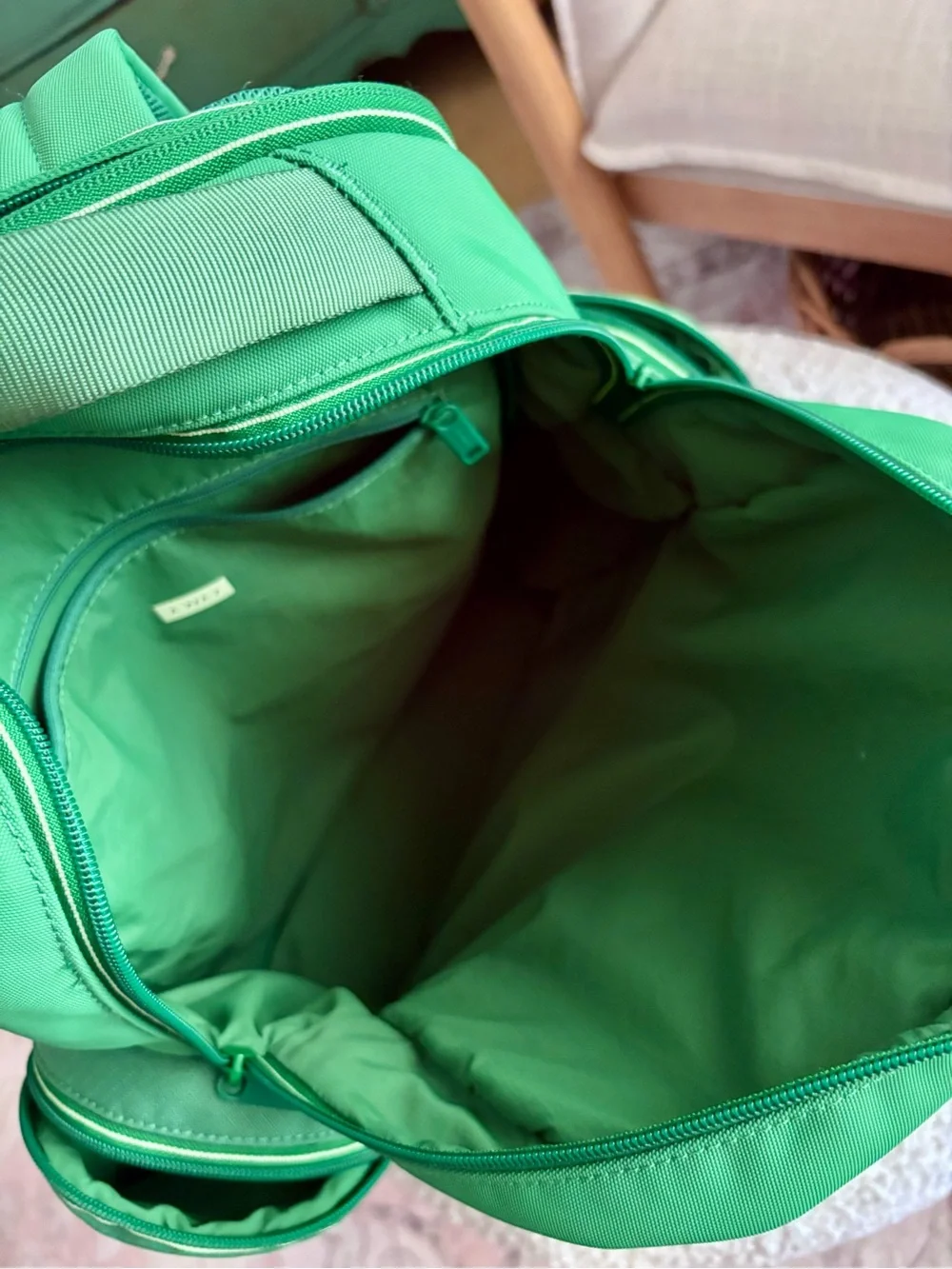 Away Men's Kelly Green Sports Backpack with Teal Accents🎾✅
